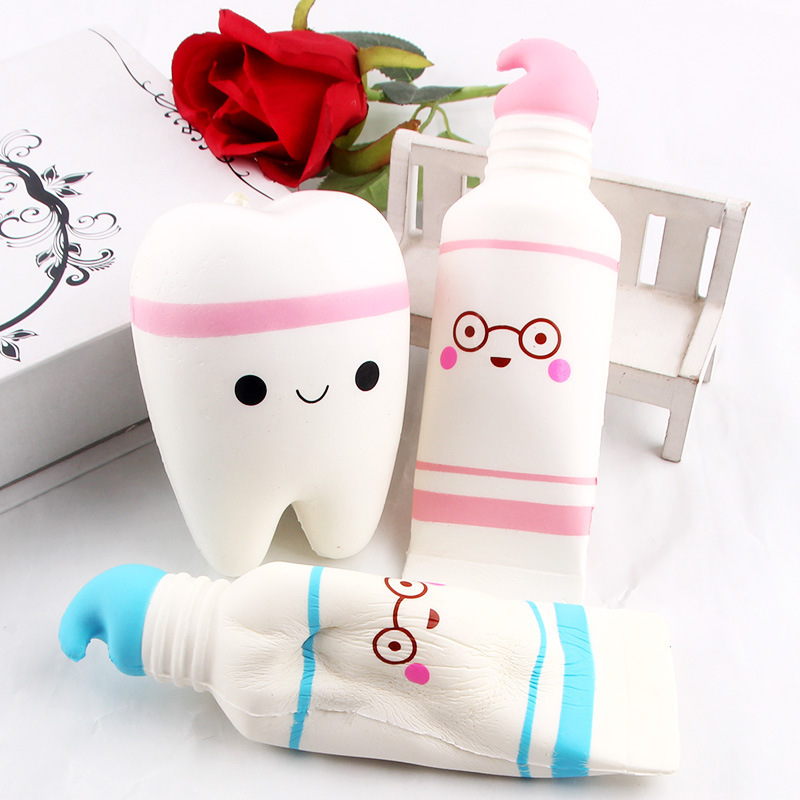 CozyPlushies Stress-Relief Toothpaste Toy: Slow Rebound Decompression Fun