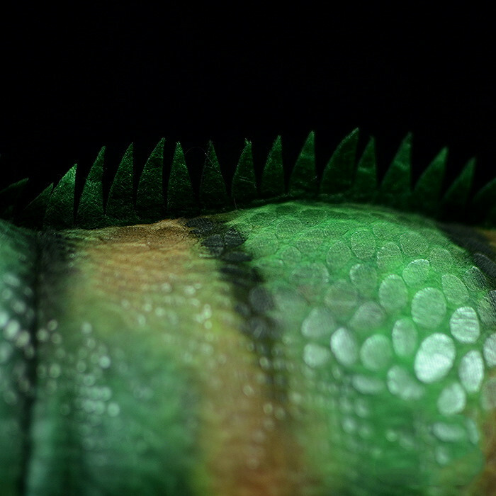 Dino Plushies Adorable Green Iguana Simulation Lizard Doll - Lifelike Plush Toy
