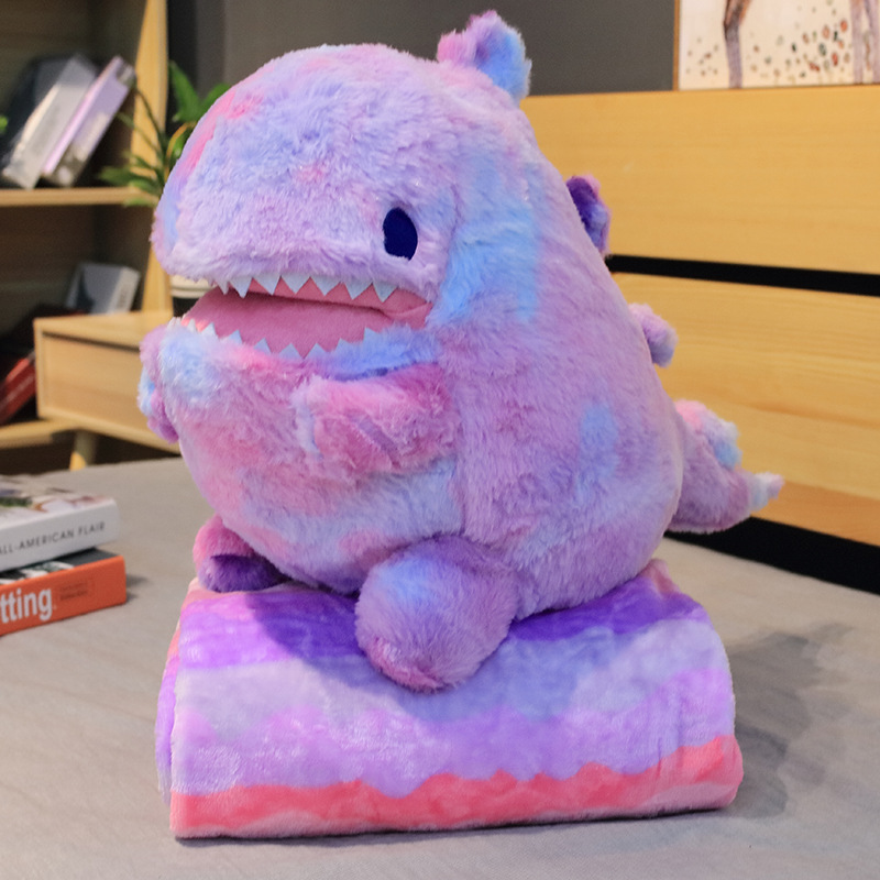 Dinosaur Plushies Adorable Rainbow Dinosaur Plush Pillow Toy - Perfect Gift for Kids