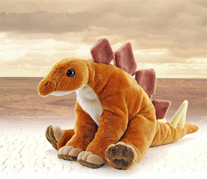 Dinosaur Plushies Cute Stegosaurus Plush Toy: Jurassic Dinosaur Doll Gift for Kids