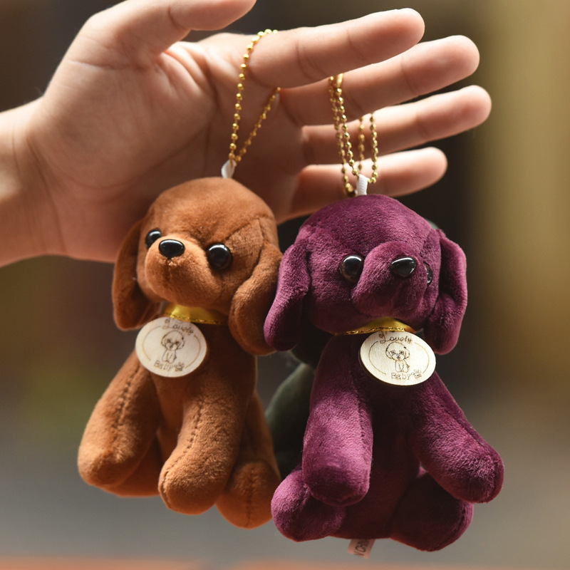 Dog Plushies Adorable Mini Teddy Dog Plush Doll Pendant - Perfect Gift
