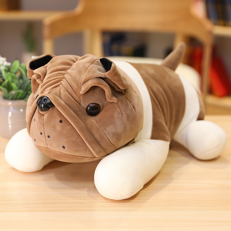 Dog Plushies Adorable Shar Pei Plush Toy - Perfect Cuddly Companion for Kids