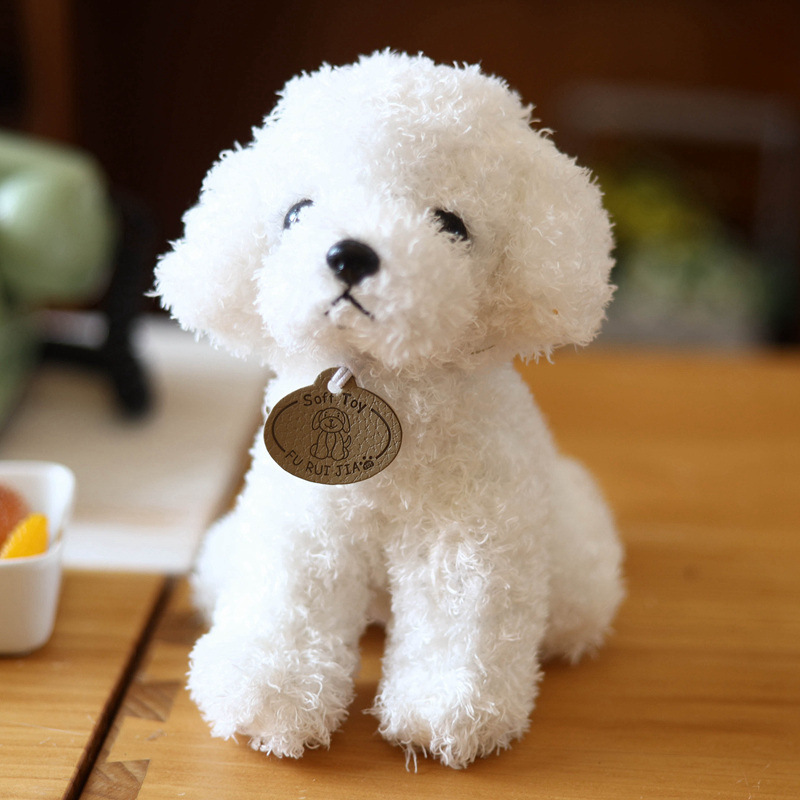 Dog Plushies Lifelike Teddy Dog Plush Toy - Cuddly & Realistic Stuffed Animal Doll