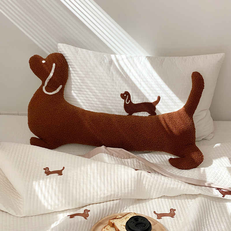 Dog Plushies Long Dachshund Sleeping Pillow: Cuddle Buddy for Sweet Dreams