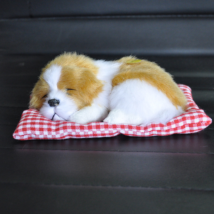 Dog Plushies Realistic Barking Sleeping Dog Model - Perfect Home Decor