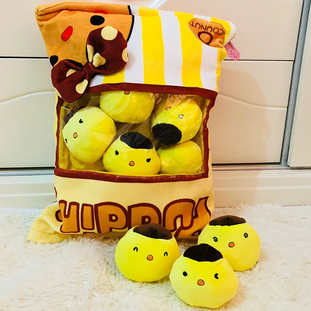 Duck Plushies Snack-Filled Large Bag with Cozy Pillow Plush Toys - Perfect Gift!