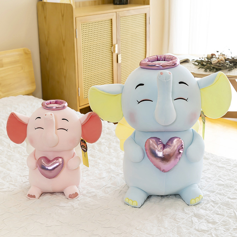 Elephant Plushies Adorable Down Cotton Baby Elephant Plush Toy - Perfect Gift!