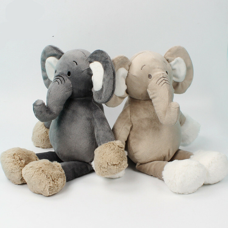 Elephant Plushies Adorable Gray Elephant Plush Toy - Perfect Comfort Companion for Kids