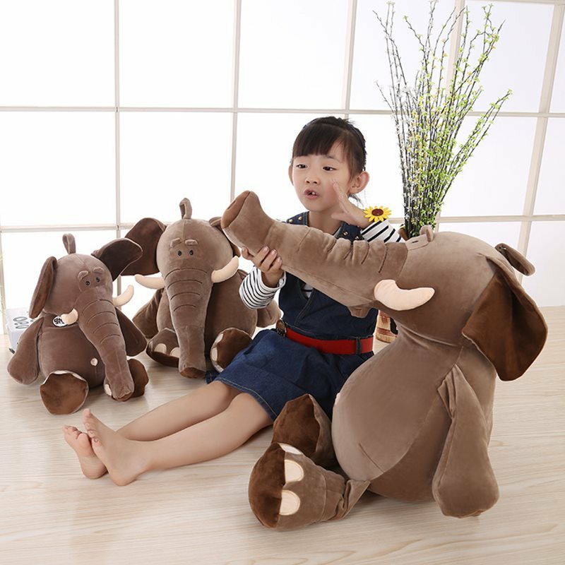 Elephant Plushies Adorable Hugging Elephant Plush Toy - Perfect Birthday Gift & Cozy Pillow