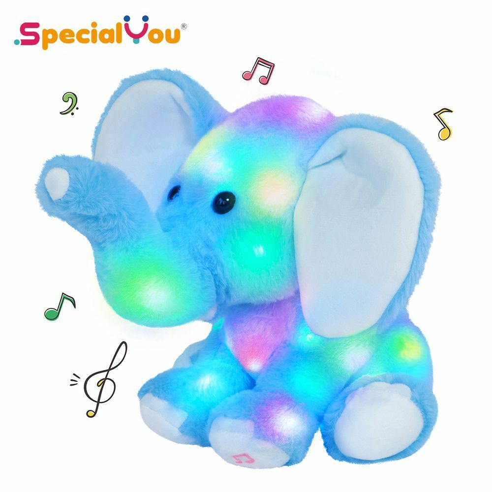 Elephant Plushies Adorable Musical Elephant Plush Doll - Perfect Sitting Companion