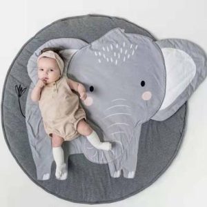Elephant Plushies Elephant Baby Crawling Pad: Soft & Safe Floor Mat for Playtime