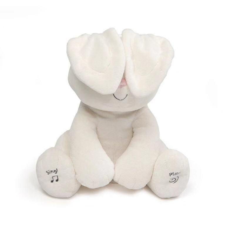 Elephant Plushies Peekaboo Elephant Plush Toy: Soothing Music for Baby's Early Education