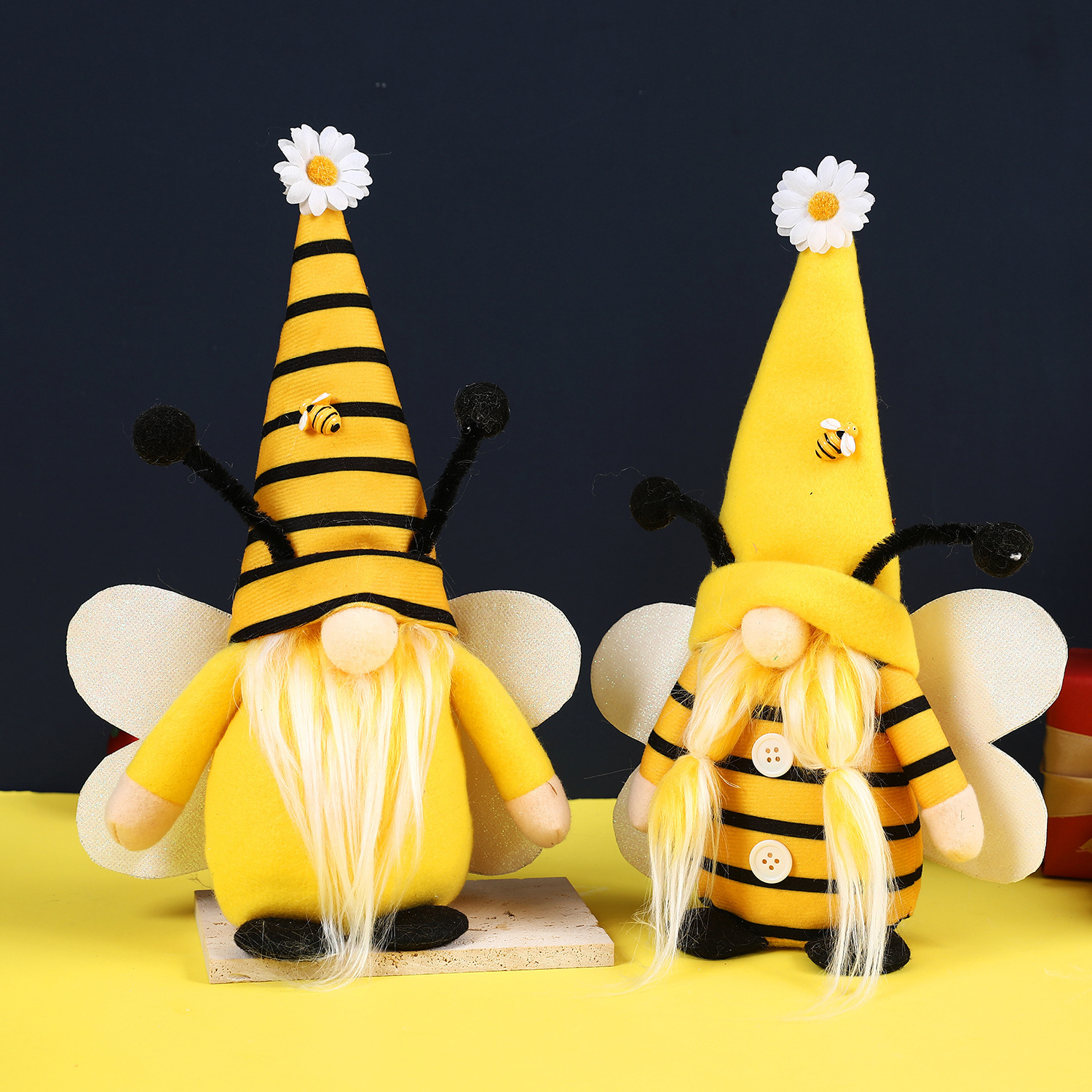 Event Plushies Bee Festival Faceless Doll: Unique & Charming Ornament for Home