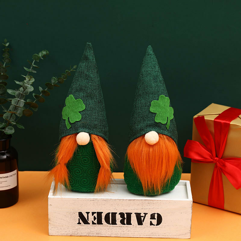 Event Plushies Charming Legless Irish Gnome for St. Patrick's Day Decor