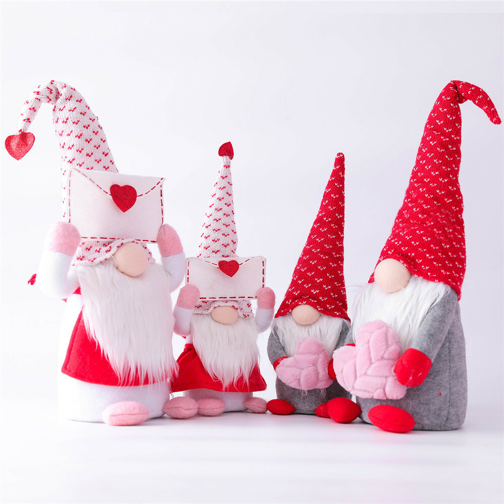 Event Plushies Rudolph Valentine's Day Ornaments: Charming Dolls for Love Decor