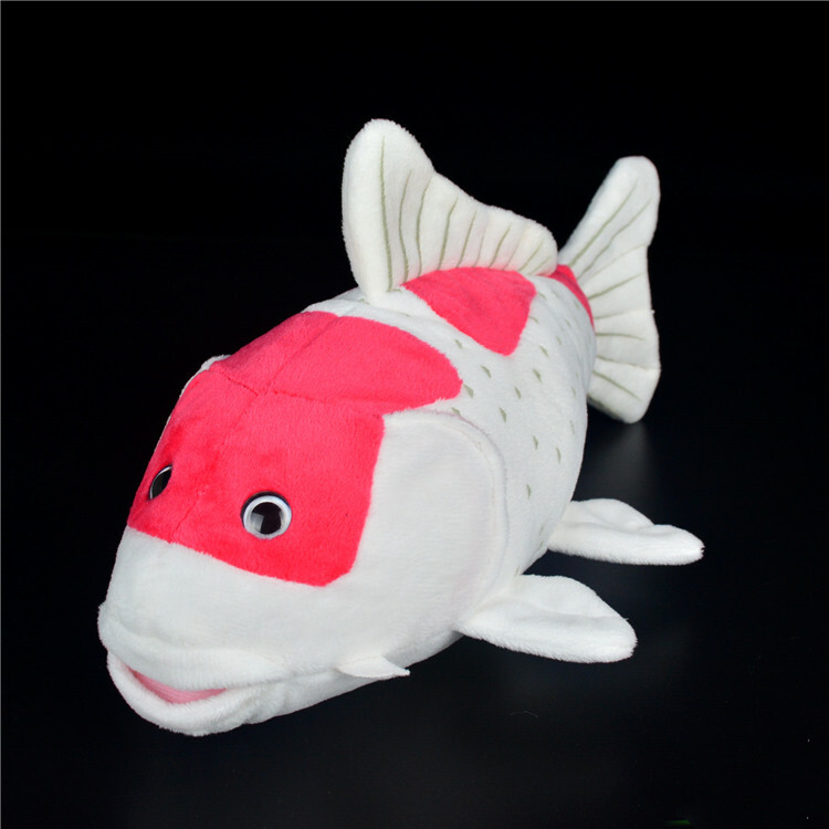 Fish Plushies Adorable Red Carp Doll Toy: Lifelike Simulation Fish for Kids