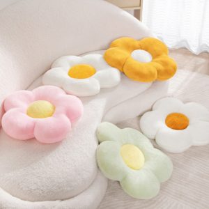 Flower Plushies Sunflower Petal 2-in-1 Waist Pillow for Comfort & Support