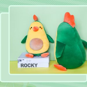 Food Plushies Adorable Avocado Chicken Pillow Doll - Perfect Cuddle Companion