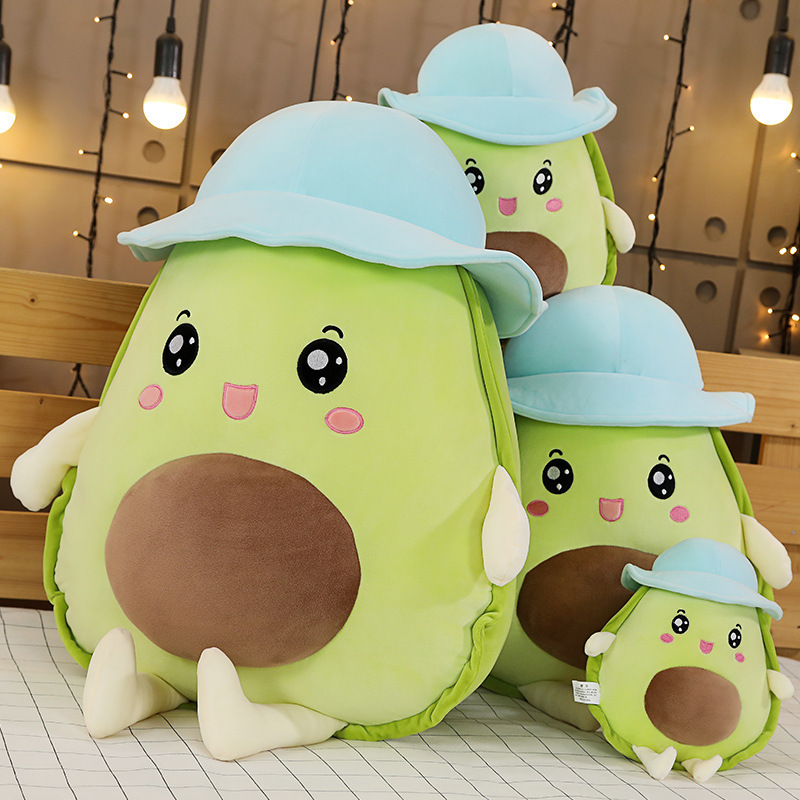Food Plushies Adorable Avocado Plush Toy: Perfect Cuddle Buddy for Kids & Adults