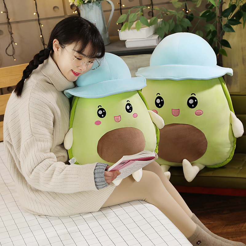 Food Plushies Adorable Avocado Plush Toy: Perfect Cuddle Buddy for Kids & Adults