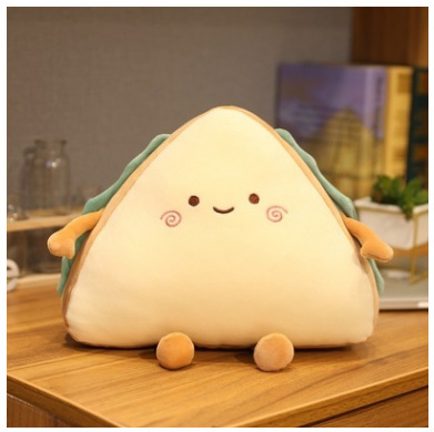 Food Plushies Adorable Sandwich Cake Doll Pillow - Perfect Cuddly Gift for Kids