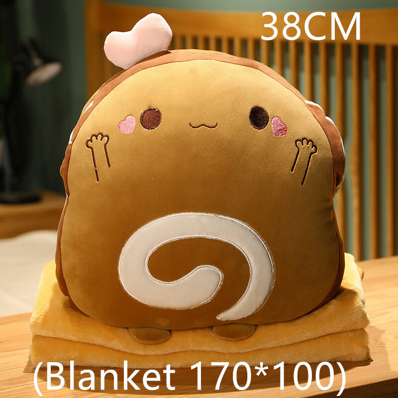 Food Plushies Adorable Summer Dessert Pillow Blanket - Perfect for Cozy Comfort