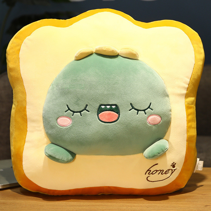Food Plushies Cozy Toast Bread Pillow Cushion for Sofa - Perfect Home Decor