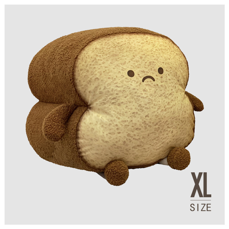 Food Plushies Cozy Toast Bread Pillow: Soft & Realistic Design for Ultimate Comfort