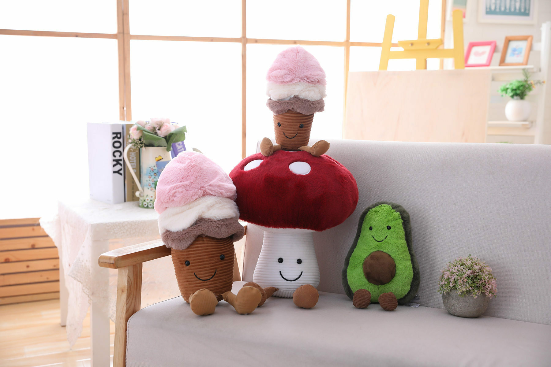 Food Plushies Mushroom Toast Bread Doll Machine: Fun & Unique Toy for Kids