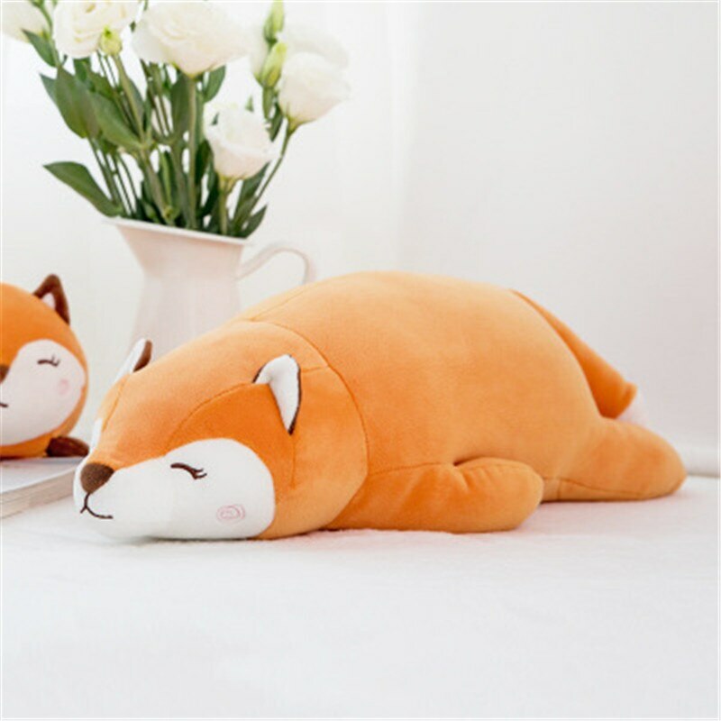 Fox Plushies Adorable Fat Fox Plush Toy: Soft, Fluffy Cartoon Pillow Gift for Kids & Loved Ones