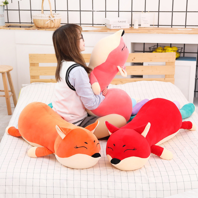 Fox Plushies Adorable Fox Plush Toy Sleeping Pillow for Boys - Perfect Cuddle Buddy