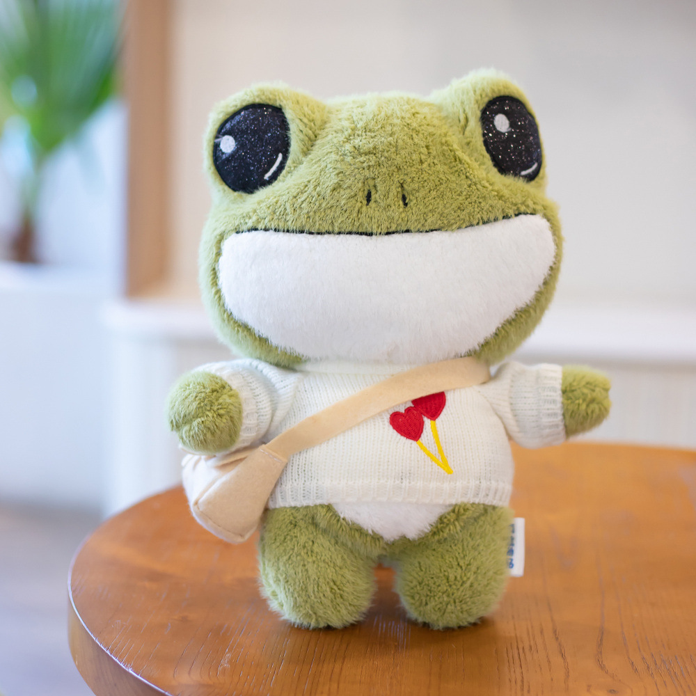 Frog Plushies Adorable Frog Plush Toy Backpack for Kids - Perfect Gift Idea