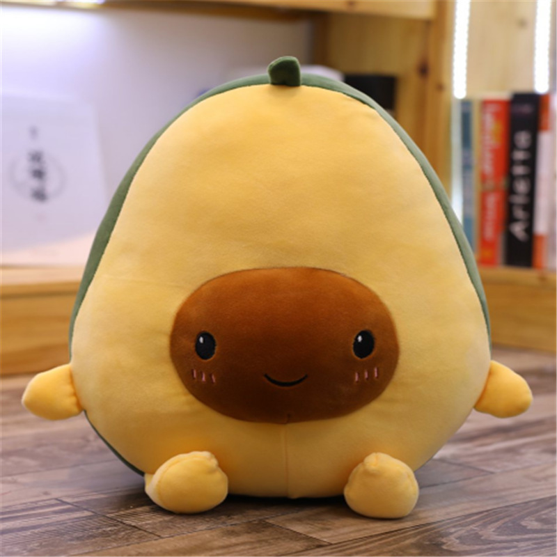Fruit Plushies Adorable Avocado Plush Toy: Soft Cartoon Fruit Pillow Doll