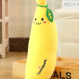 Fruit Plushies Adorable Banana Plush Pillow - Soft & Cuddly Stuffed Toy for Kids