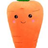 Fruit Plushies Adorable Carrot Plush Pillow: Soft Stuffed Veggie Toy for All Ages