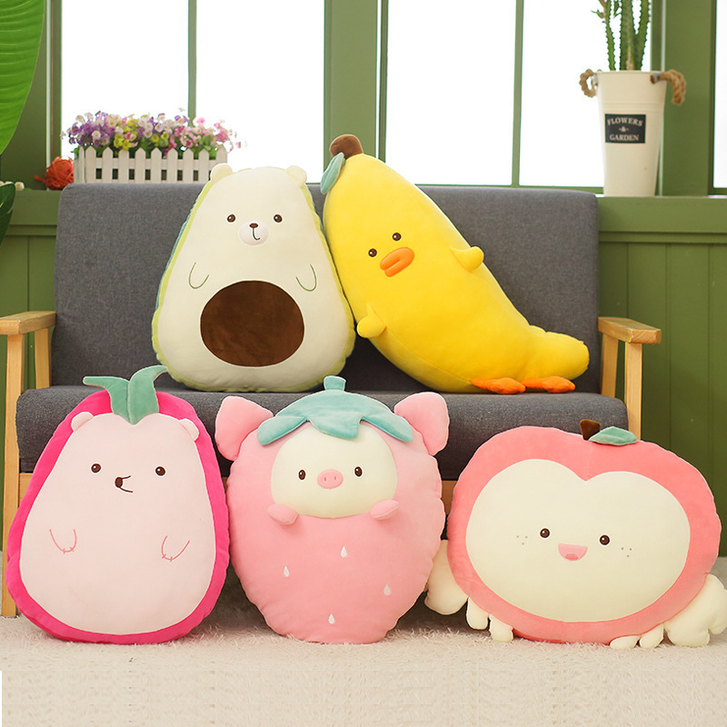 Fruit Plushies Adorable Fruit-Themed Plush Dolls: Perfect Gift for Kids