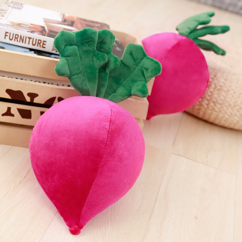 Fruit Plushies Adorable Radish Doll for Kids: Perfect Cuddly Veggie Friend