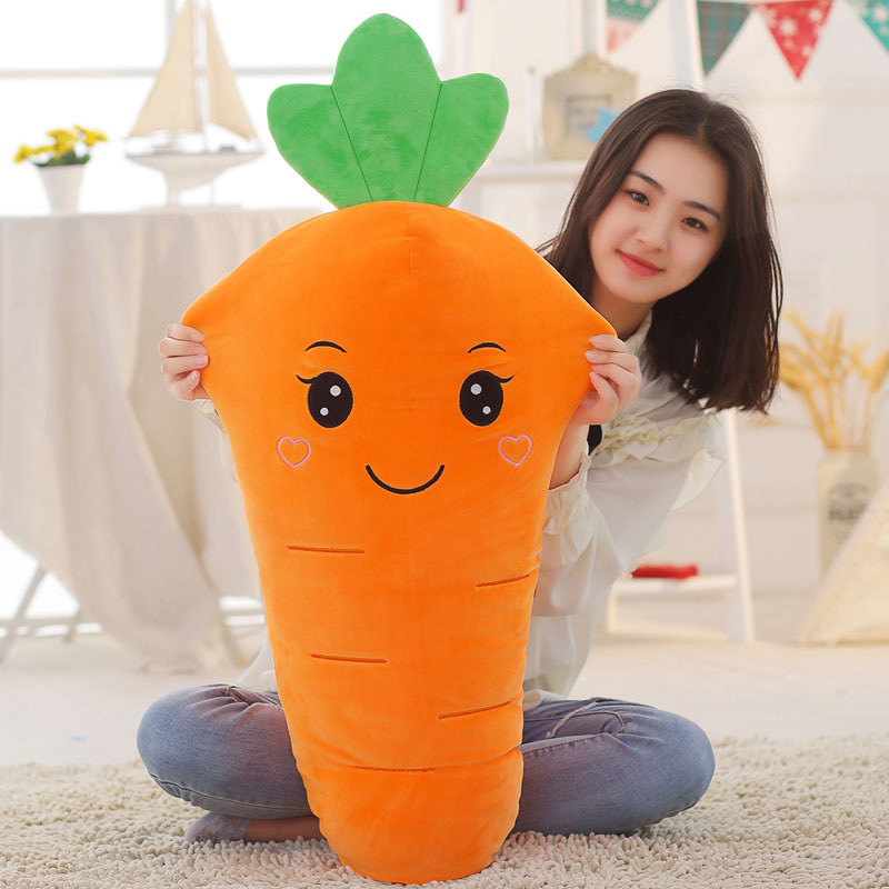 Fruit Plushies Cuddly Carrot Plush Rag Doll - Perfect Soft Toy for Kids