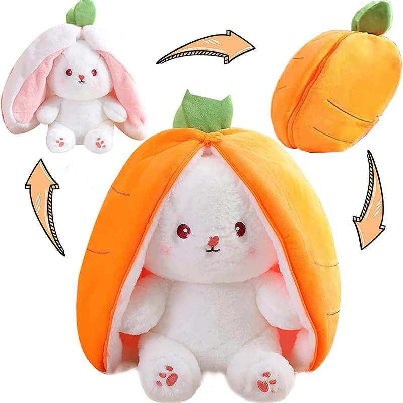 Fruit Plushies Kawaii Bunny Plush Toy: Fruit Transformed Rabbit - Perfect Gift for Kids