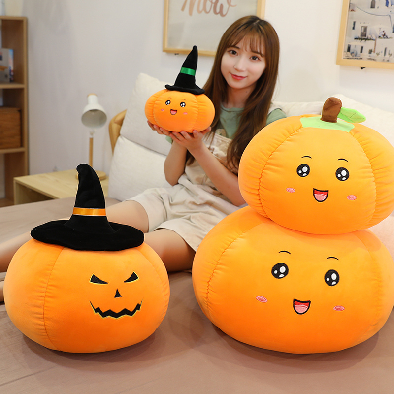 Halloween Plushies Adorable Halloween Pumpkin Plush Toy Doll - Perfect Gift for Kids