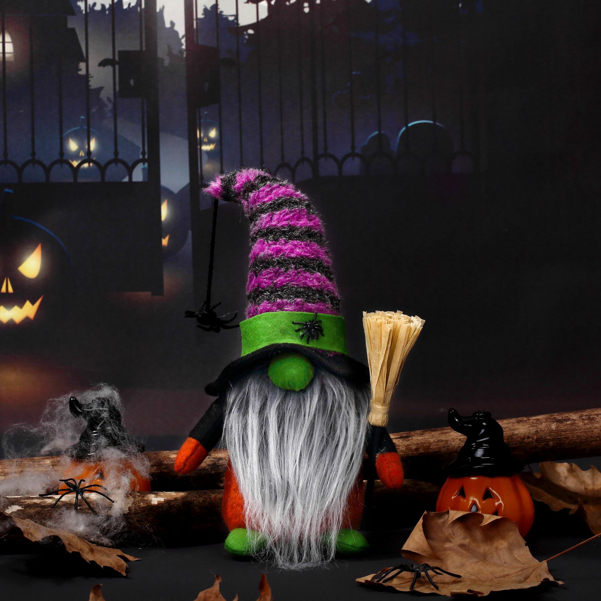Halloween Plushies Charming Broomstick Faceless Doll: Perfect Halloween Home Decor