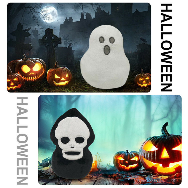 Halloween Plushies Reversible Halloween Ghost Plush Doll - Flip for Double the Fun!