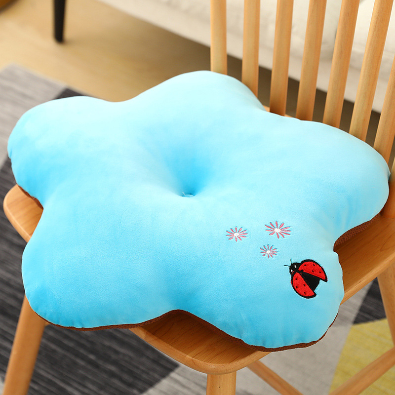 Insect Plushies Adorable Cartoon Insect Embroidery Pillow Cushion for Kids