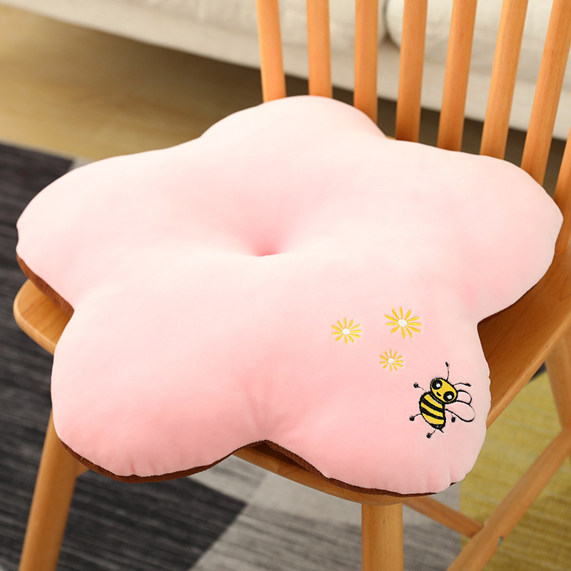 Insect Plushies Adorable Cartoon Insect Embroidery Pillow Cushion for Kids