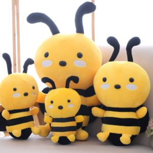 Insect Plushies Adorable Honeybee Plush Toy - Soft & Cuddly Stuffed Animal Friend