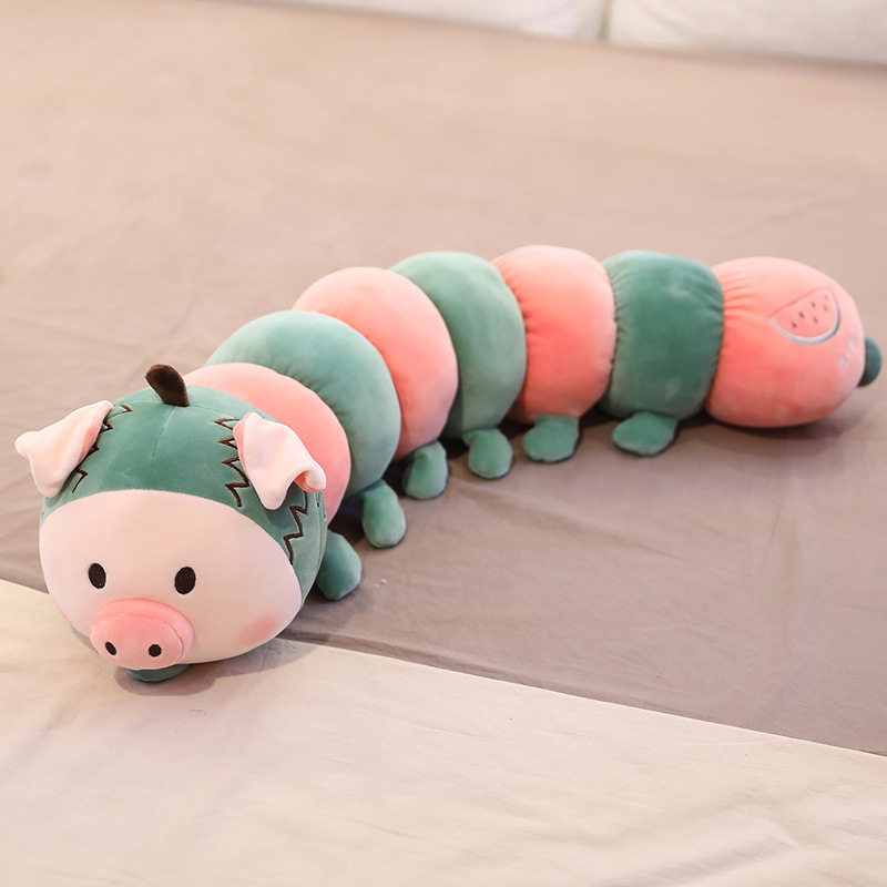 Insect Plushies Cute Caterpillar Plush Toy Pillow - Comforting Sleep for Babies & Children