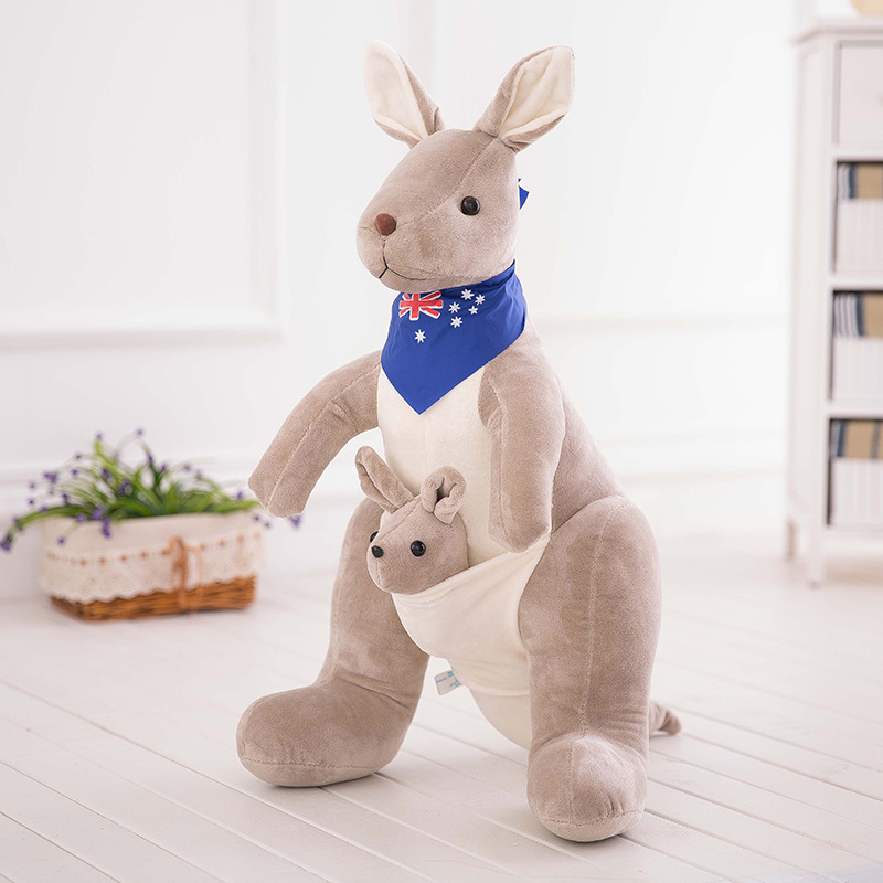 Kangaroo Plushies Adorable Kangaroo Plush Toy with Baby - Perfect Gift for Kids