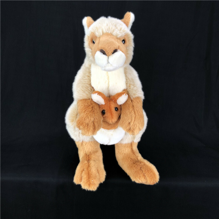Kangaroo Plushies Australian Kangaroo Plush Doll: Parent-Child Bonding Toy Set