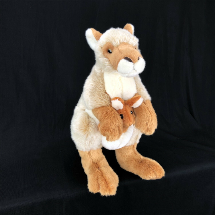 Kangaroo Plushies Australian Kangaroo Plush Doll: Parent-Child Bonding Toy Set