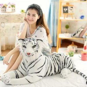 Lion Plushies Realistic South China Tiger Plush Toy - Lifelike & Cuddly Stuffed Animal